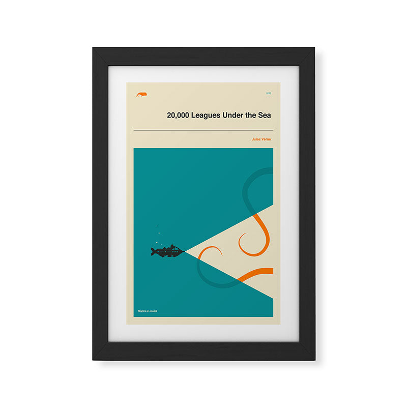 20,000 Leagues Under the Sea Framed Art Print