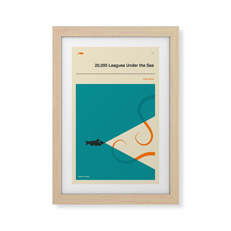 20,000 Leagues Under the Sea Framed Art Print