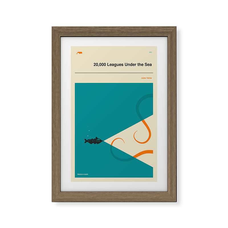 20,000 Leagues Under the Sea Framed Art Print