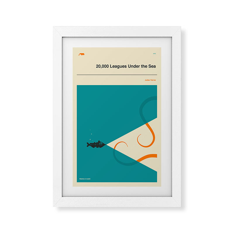 20,000 Leagues Under the Sea Framed Art Print