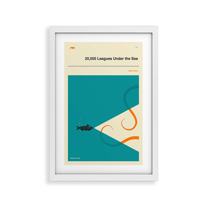 20,000 Leagues Under the Sea Framed Art Print