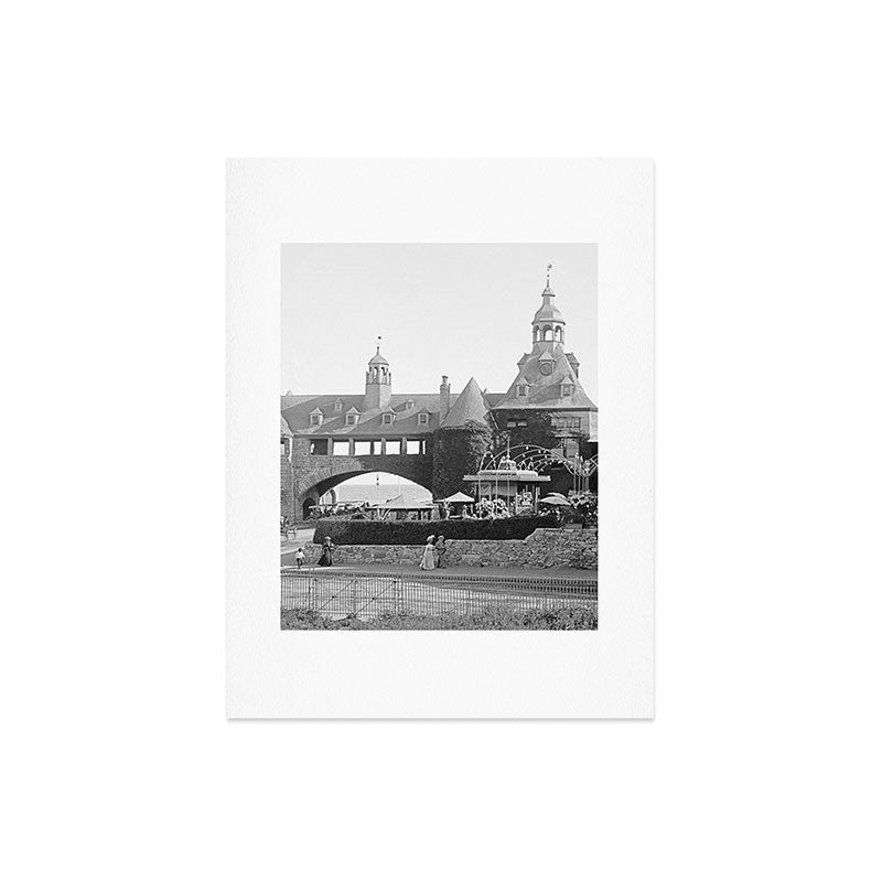 1890 Narragansett Towers & Casino, Narragansett, Rhode Island Art Print