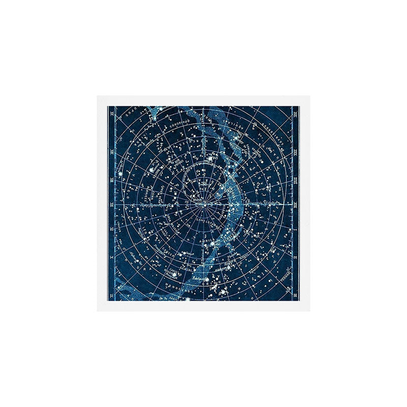 1900 Star Constellation Map - Chart Vintage Poster Art Print
