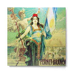 1910 Fernet Branca Liqueur Aperitif Advertisement Poster Print Metal Print