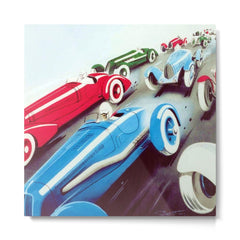 1932 Vintage 24 Hours of Le Mans French Auto Racing Wall Decor Metal Print