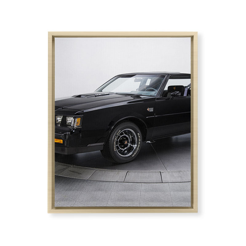 1987 Grand National Muscle Car Framed Canvas Print