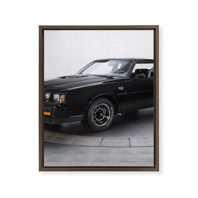 1987 Grand National Muscle Car Framed Canvas Print