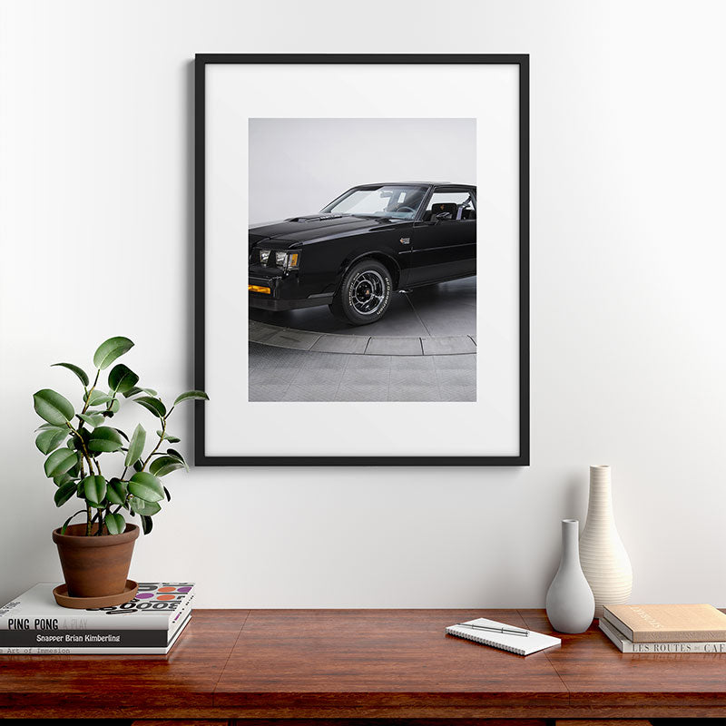 1987 Grand National Muscle Car Framed Art Print