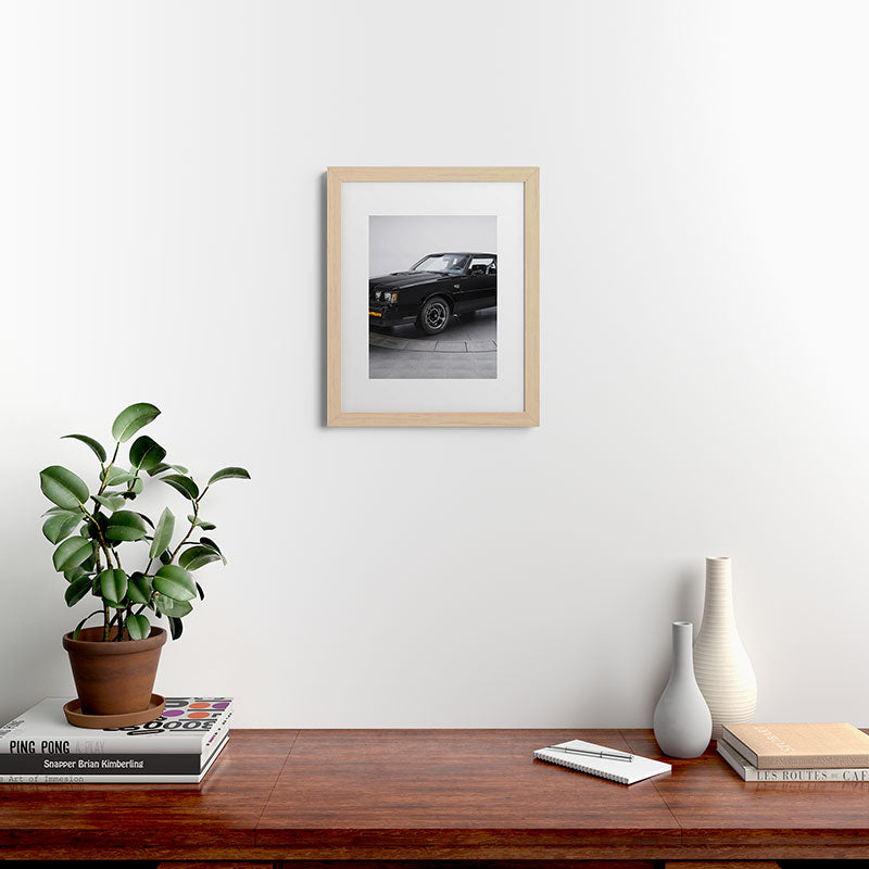 1987 Grand National Muscle Car Framed Art Print