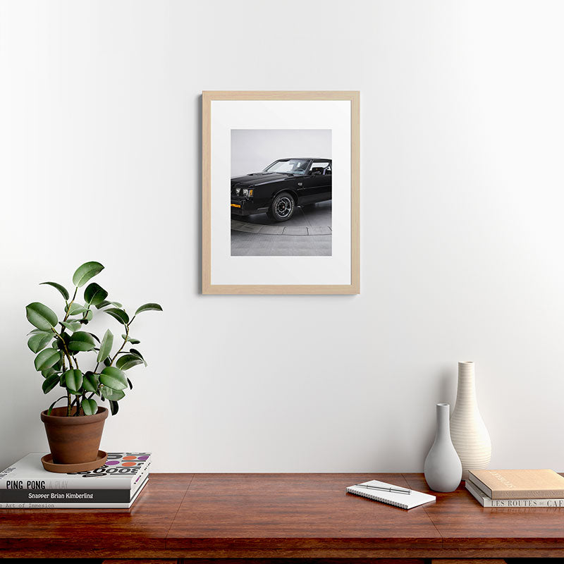 1987 Grand National Muscle Car Framed Art Print