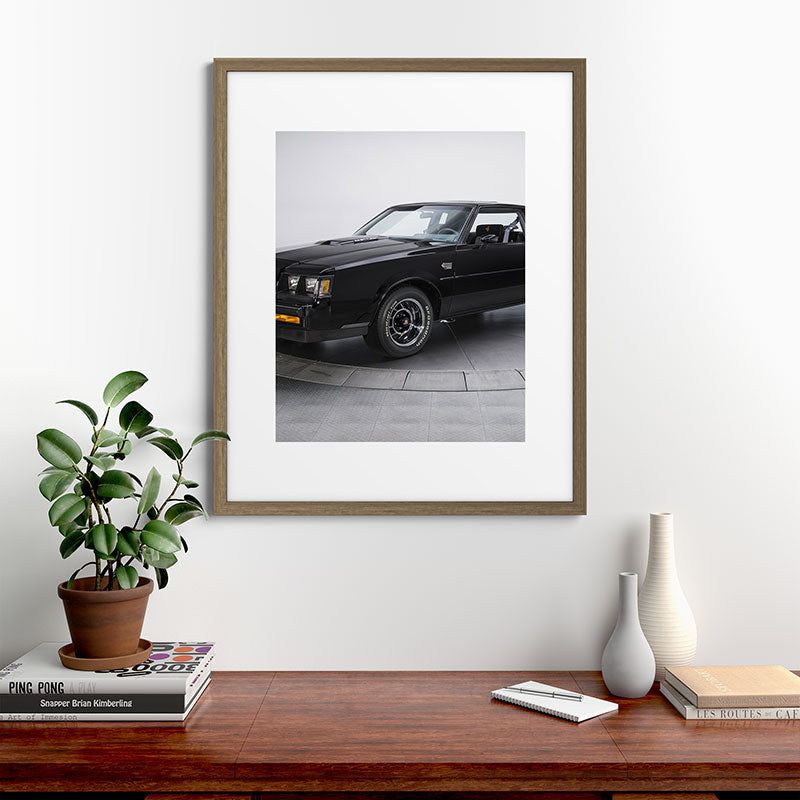 1987 Grand National Muscle Car Framed Art Print