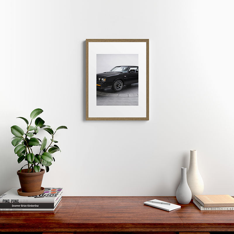 1987 Grand National Muscle Car Framed Art Print