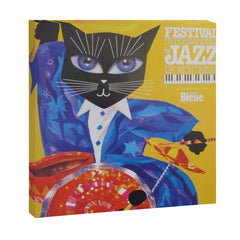 1994 Montreal Jazz Festival Cool Cat Poster No. 3 Gig Advertisement Canvas Print