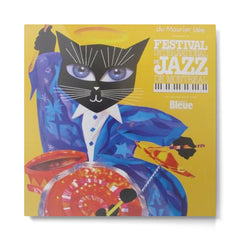 1994 Montreal Jazz Festival Cool Cat Poster No. 3 Gig Advertisement Metal Print