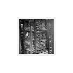 A book lovers dream - Cast-iron Book Alcoves Cincinnati Library black and white photography Art Print