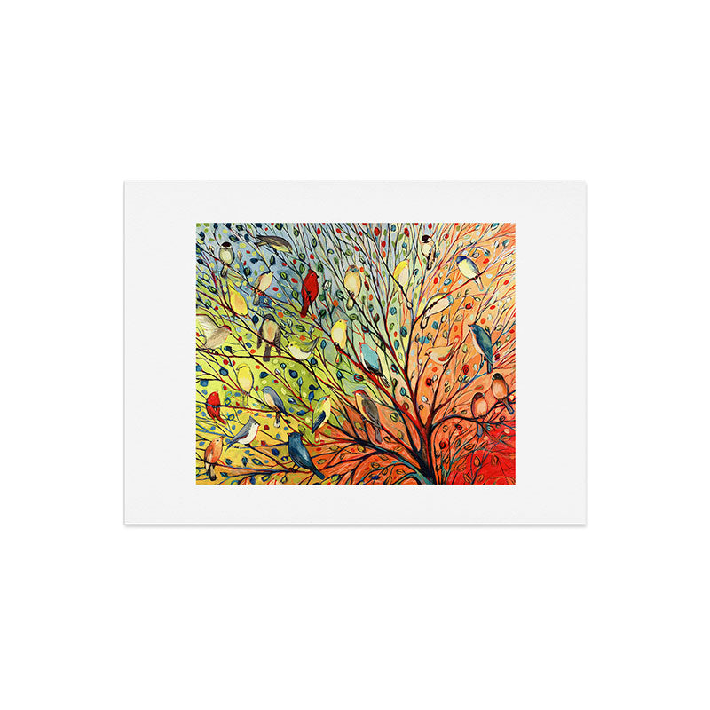 27 Birds Art Print