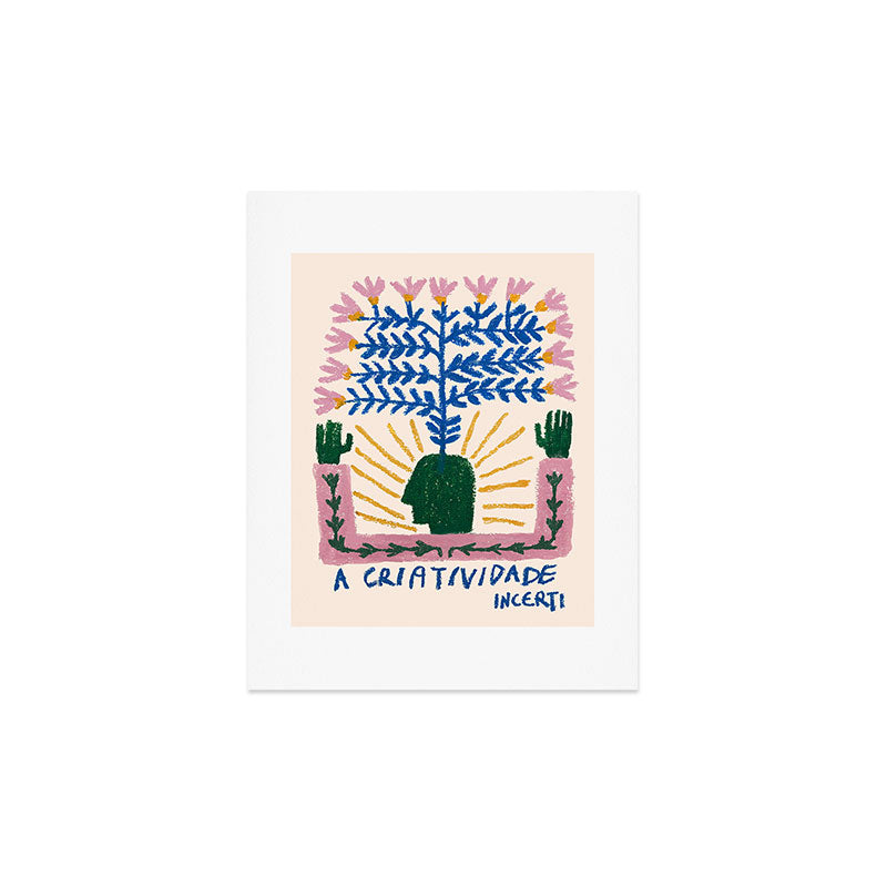 "The Criativity" Sketch Art Print