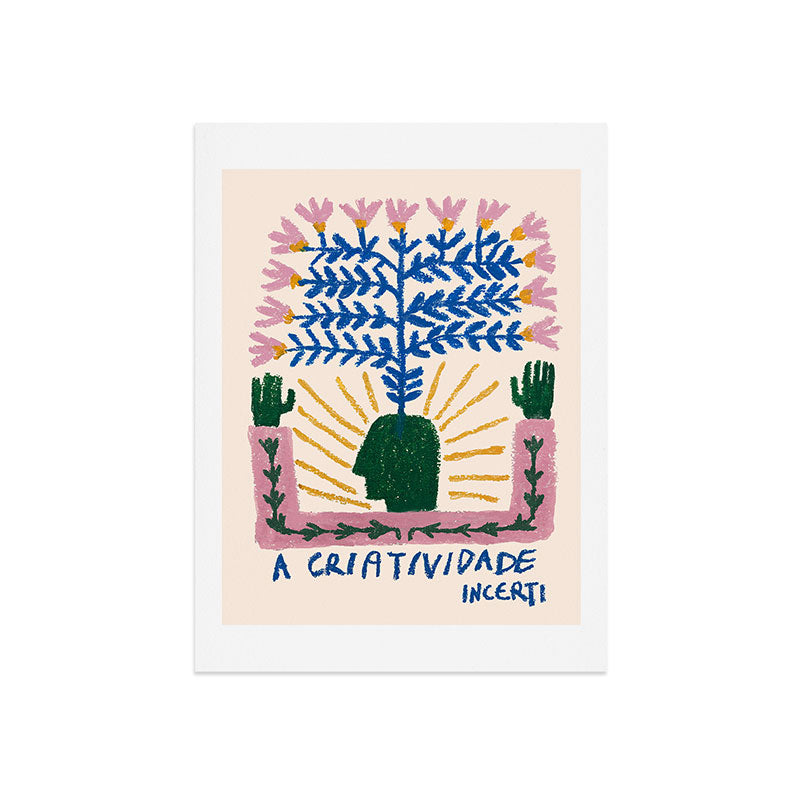"The Criativity" Sketch Art Print
