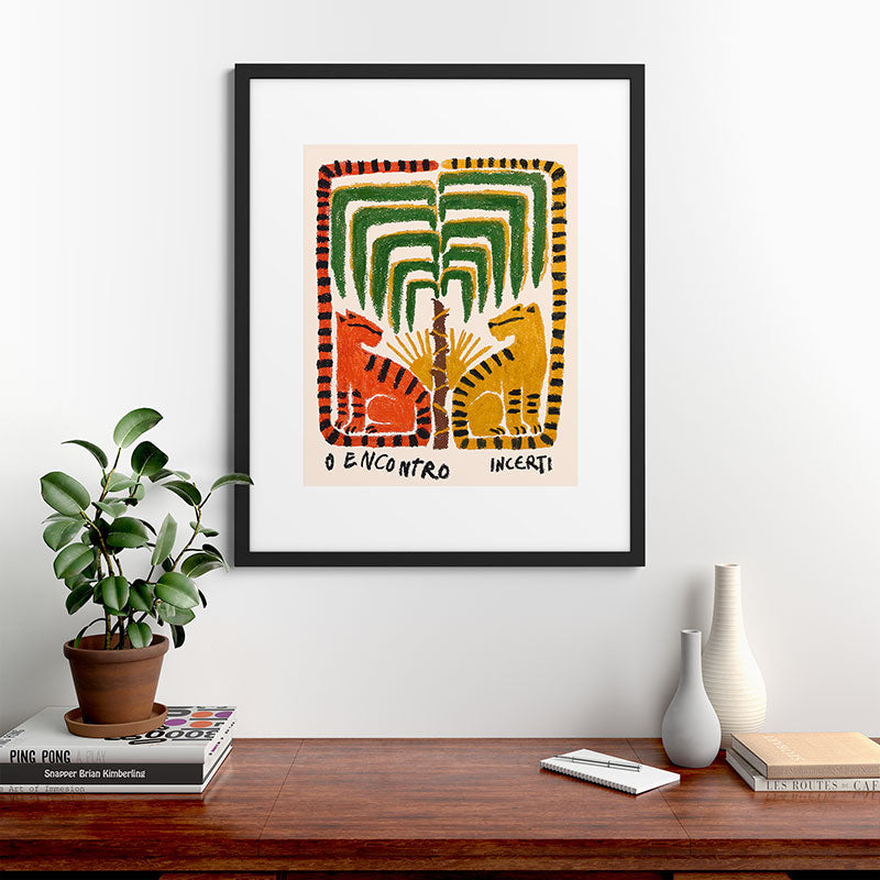 "The Found" Sketch Framed Art Print