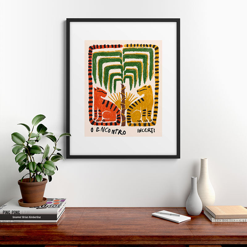 "The Found" Sketch Framed Art Print