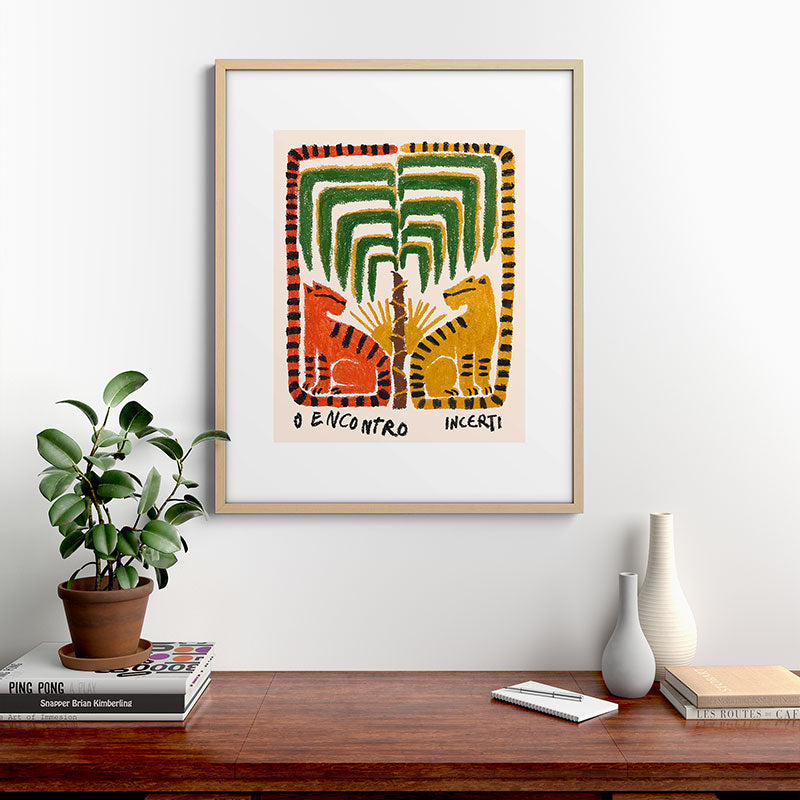 "The Found" Sketch Framed Art Print