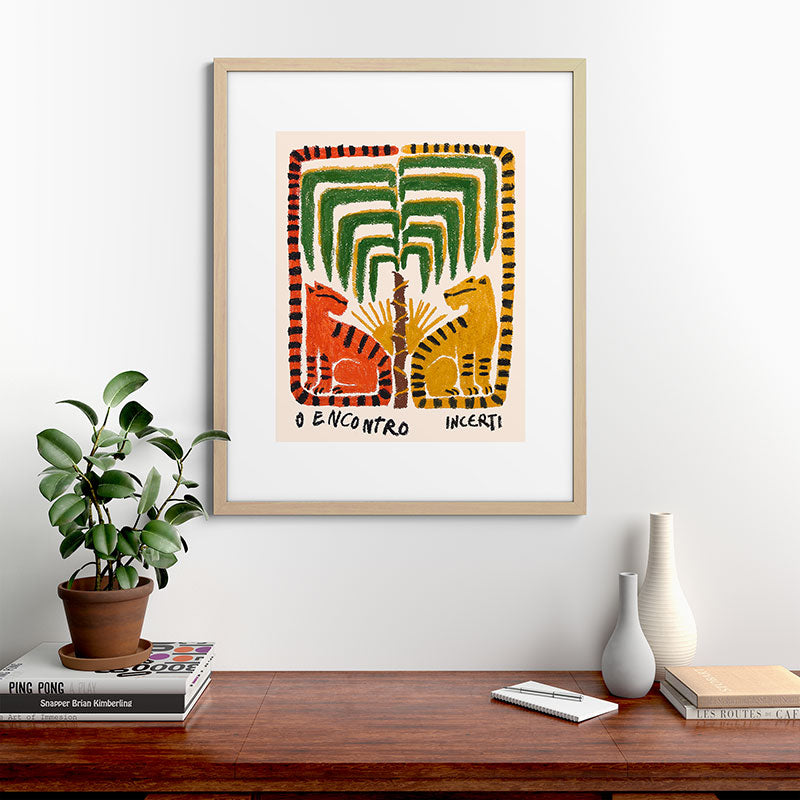 "The Found" Sketch Framed Art Print