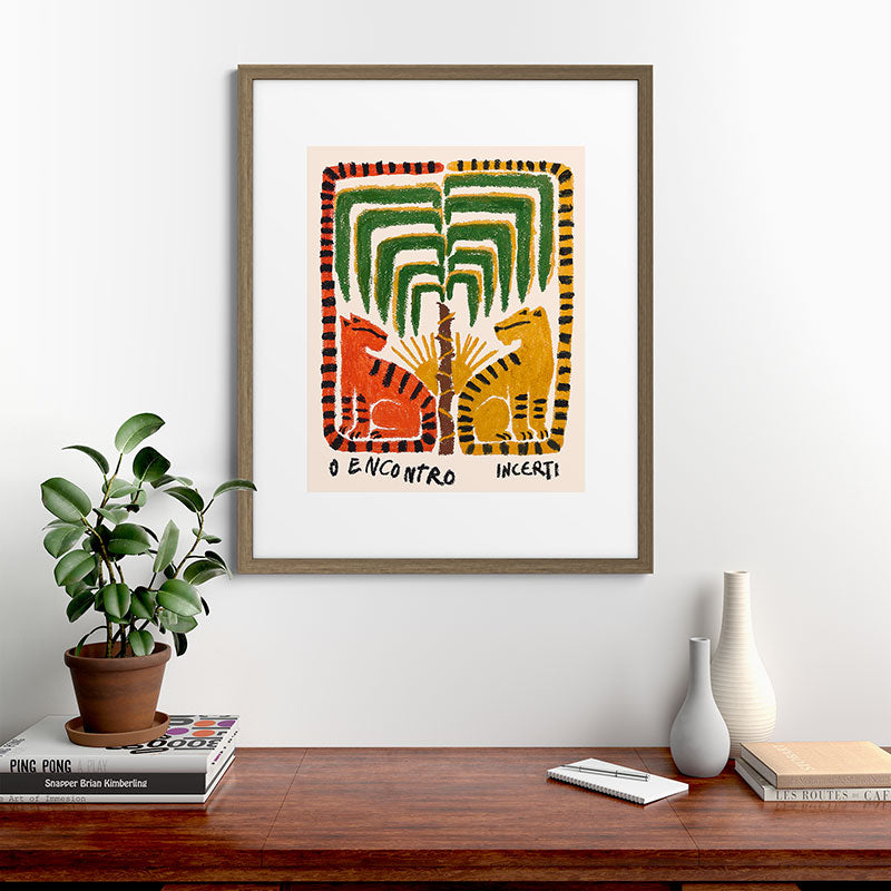 "The Found" Sketch Framed Art Print