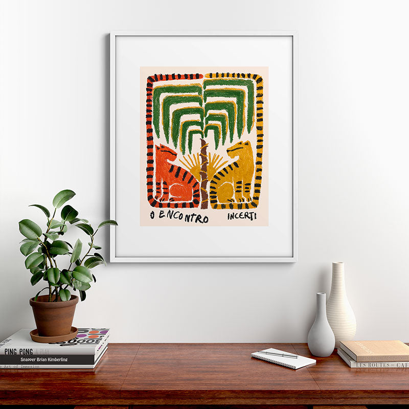 "The Found" Sketch Framed Art Print