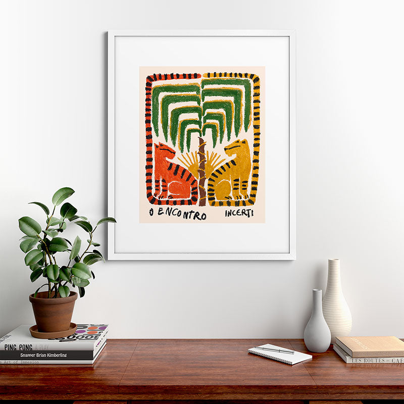 "The Found" Sketch Framed Art Print
