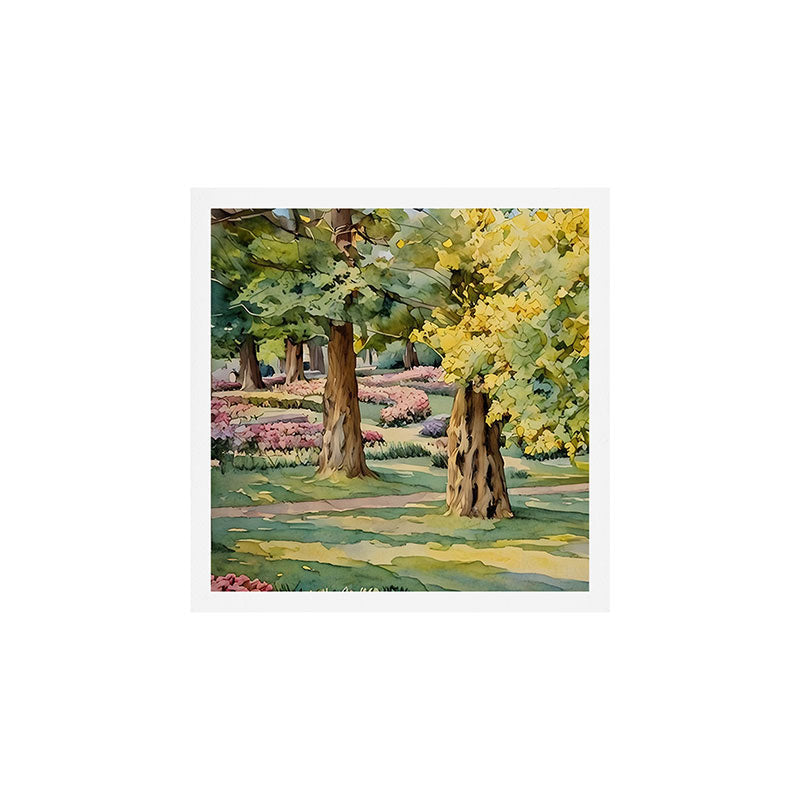 A beautiful day at the park Art Print