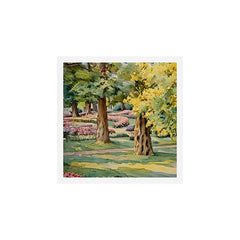 A beautiful day at the park Art Print
