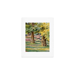 A beautiful day at the park Art Print