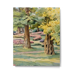 A beautiful day at the park Metal Print