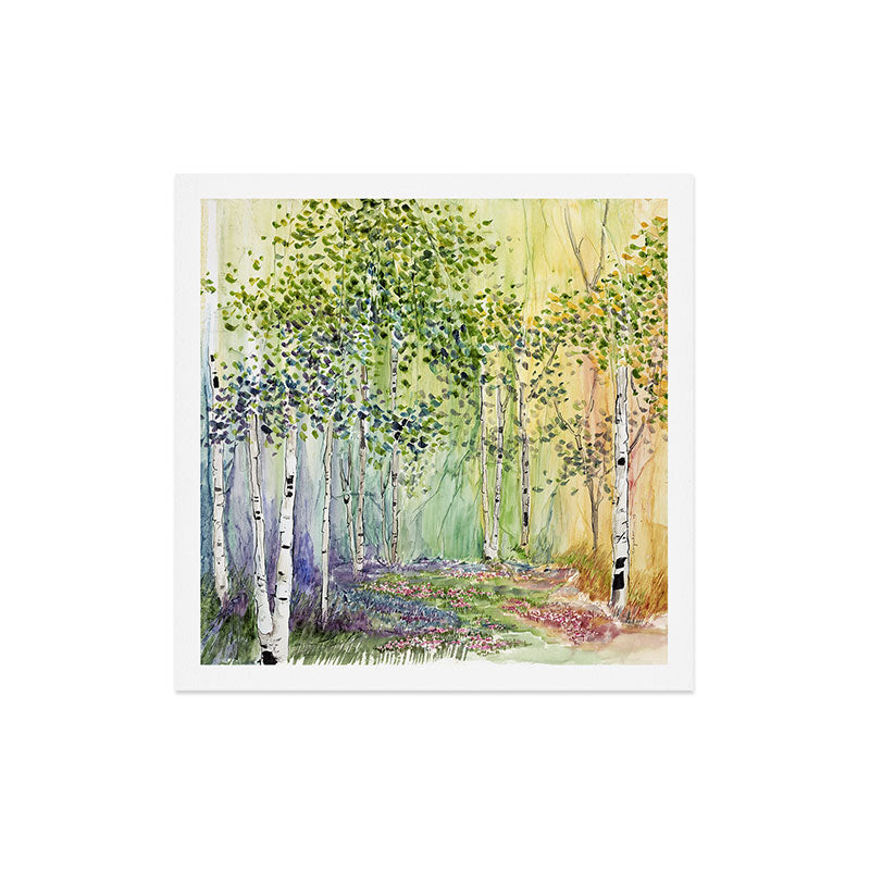 4 season watercolor collection - spring Art Print