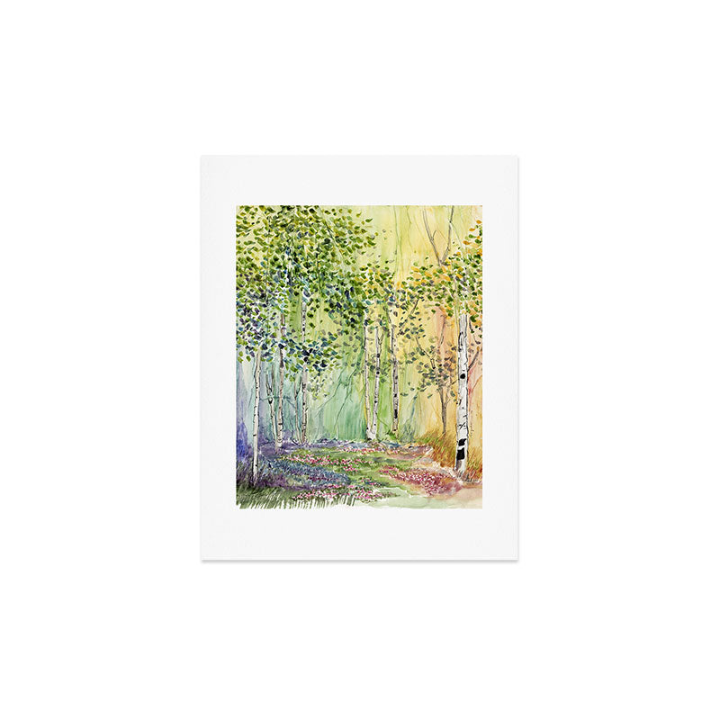 4 season watercolor collection - spring Art Print