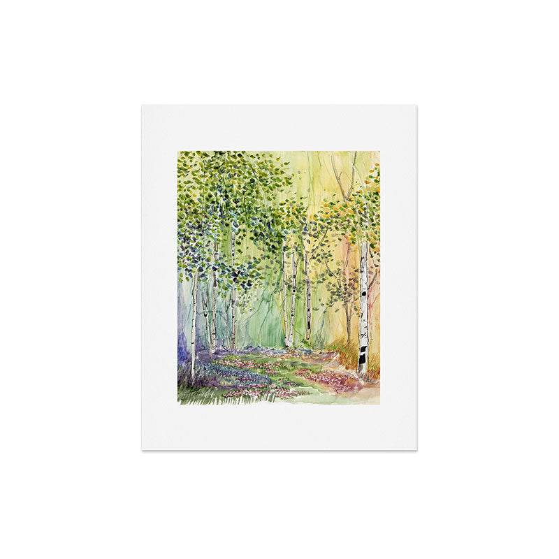 4 season watercolor collection - spring Art Print