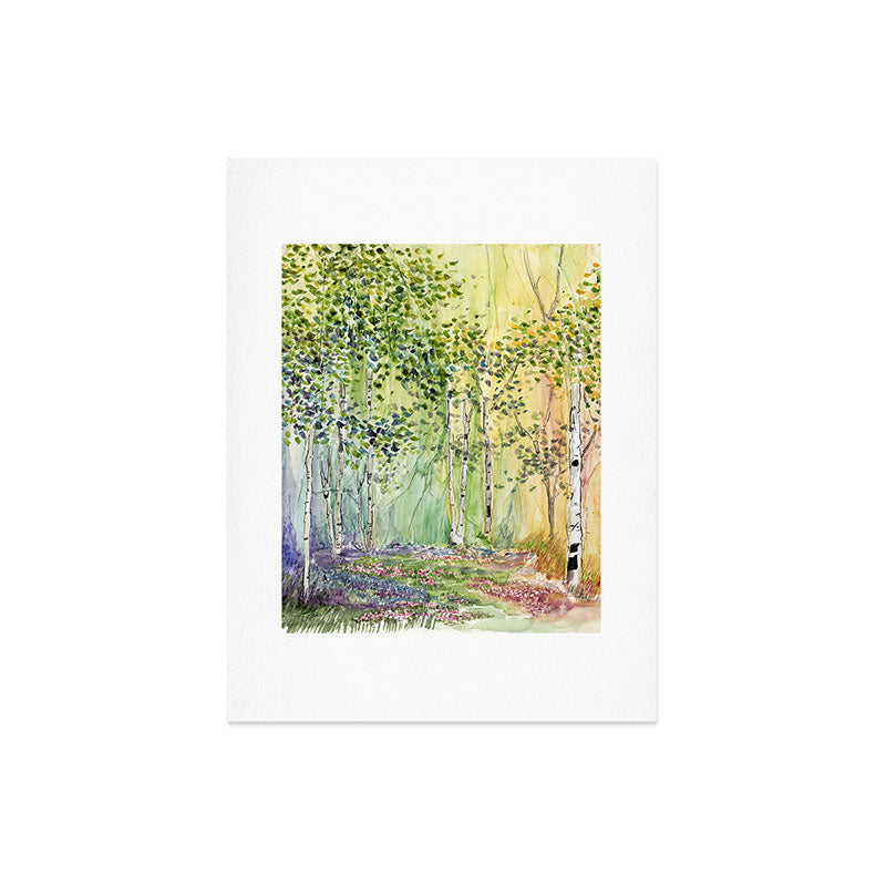 4 season watercolor collection - spring Art Print