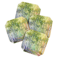 4 season watercolor collection - spring Coaster