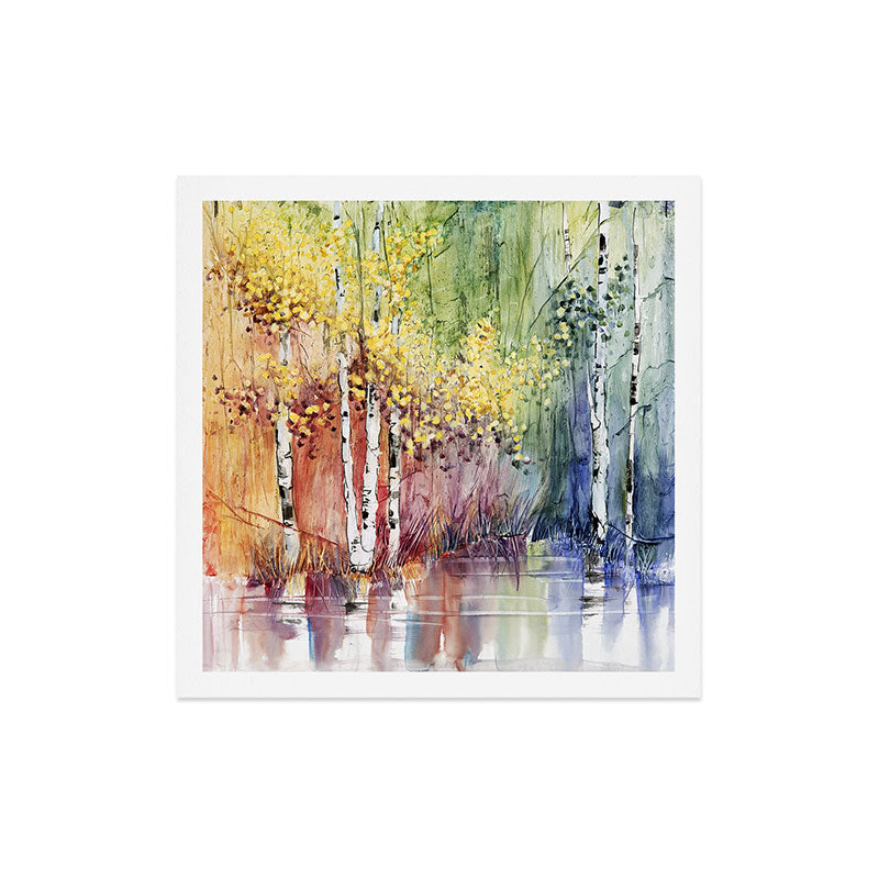 4 Season watercolor collection - summer Art Print