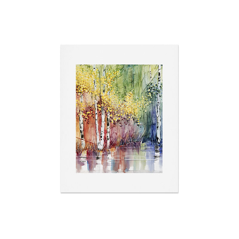 4 Season watercolor collection - summer Art Print