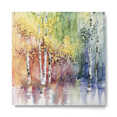 4 Season watercolor collection - summer Metal Print