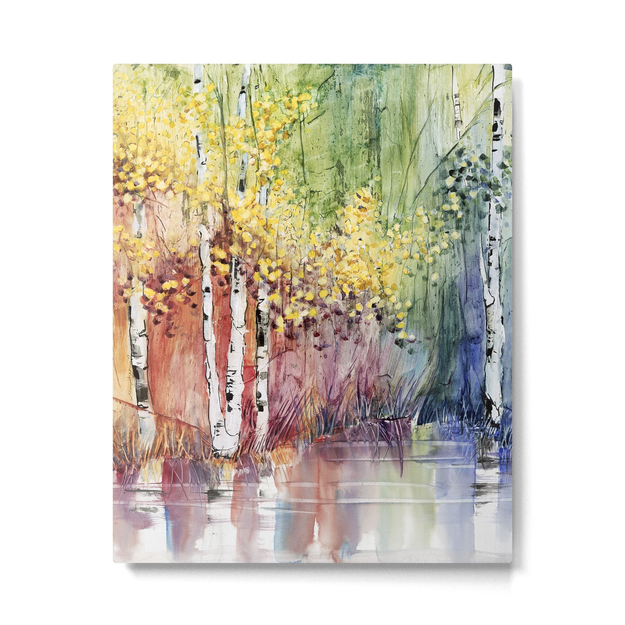 4 Season watercolor collection - summer Metal Print