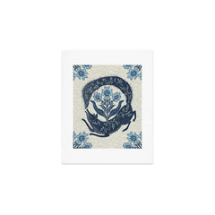 A Fox Chasing Its Tail Art Print