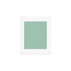 1950s Mint Green Solid Art Print