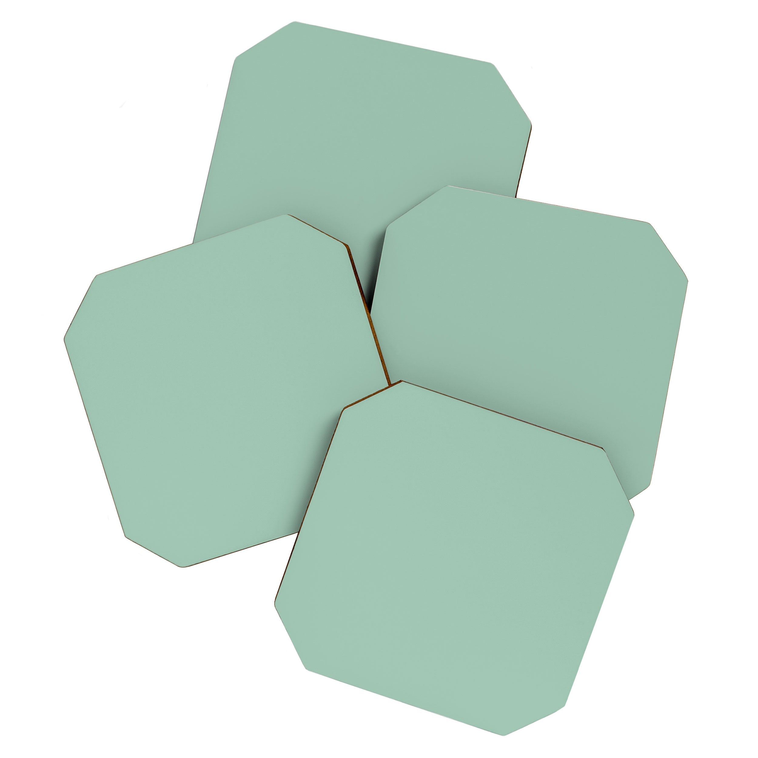 1950s Mint Green Solid Coaster