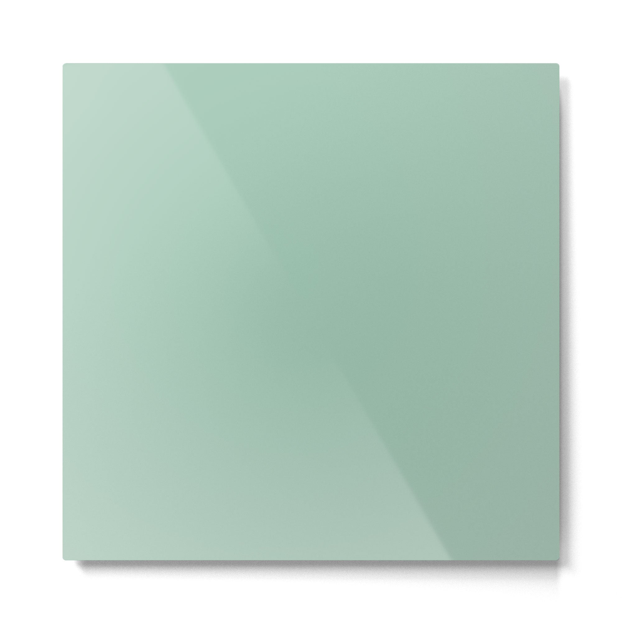 1950s Mint Green Solid Metal Print