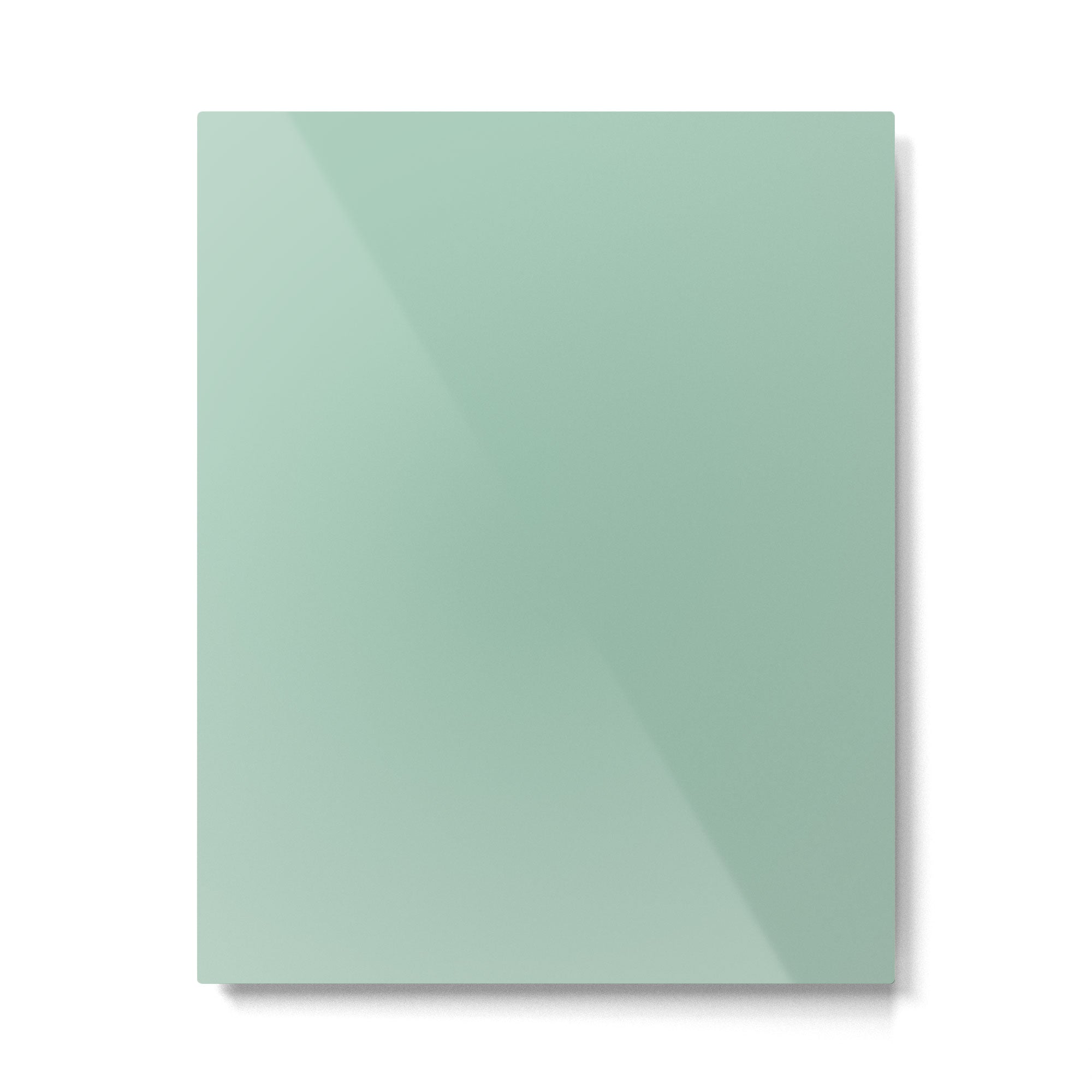 1950s Mint Green Solid Metal Print