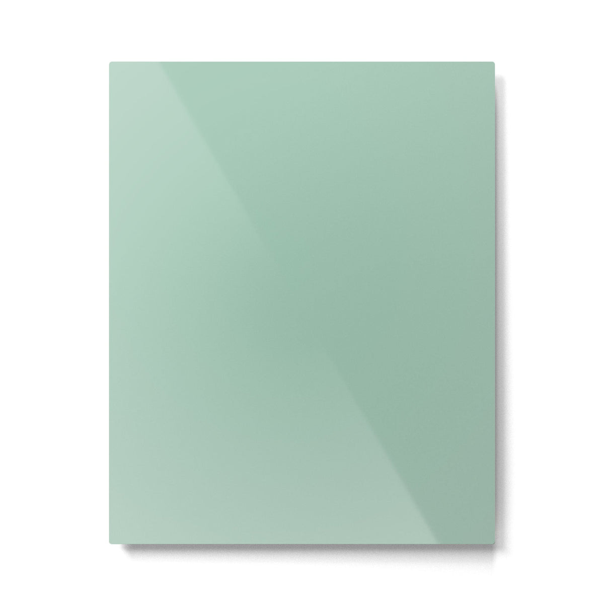 1950s Mint Green Solid Metal Print