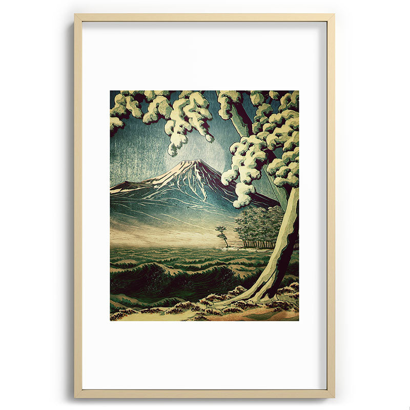 5 Lakes at Moonlight Framed Art Print