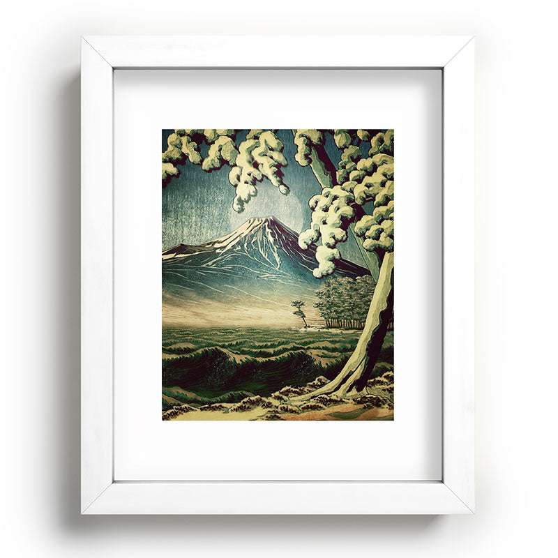 5 Lakes at Moonlight Framed Art Print